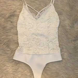 White Lace Bodysuit